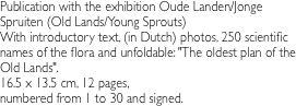 Publication with the exhibition Oude